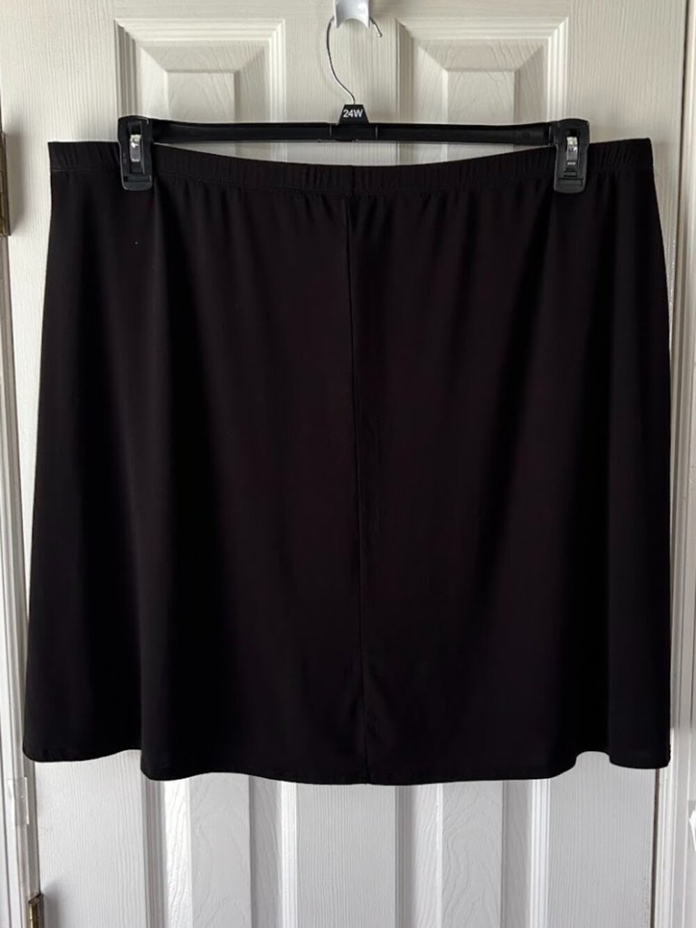 4X NEW Black Swing Sircle Skirt by Stretch is Comfort Plus Size 4X Elastic Waist